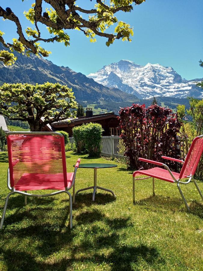 Hotel Alpenruhe - Vintage Design Hotel Wengen Kültér fotó
