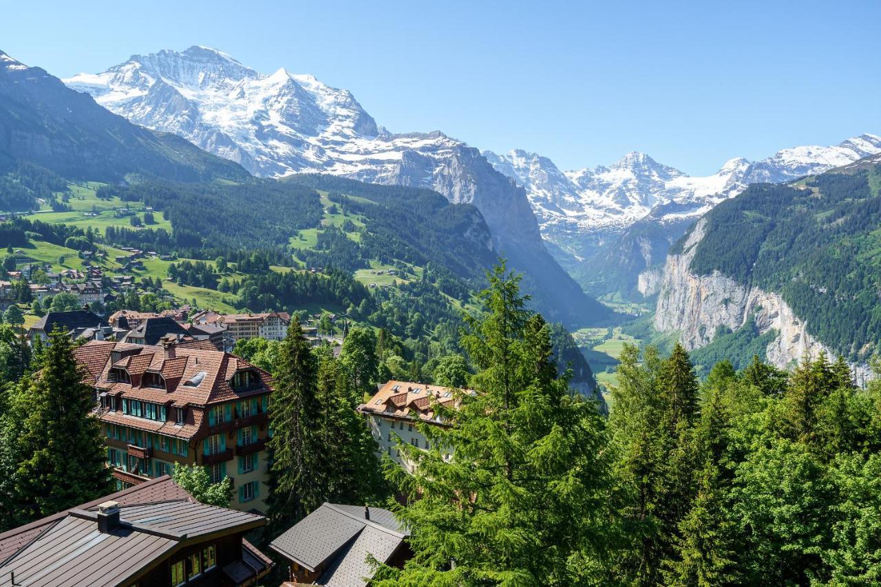 Hotel Alpenruhe - Vintage Design Hotel Wengen Kültér fotó