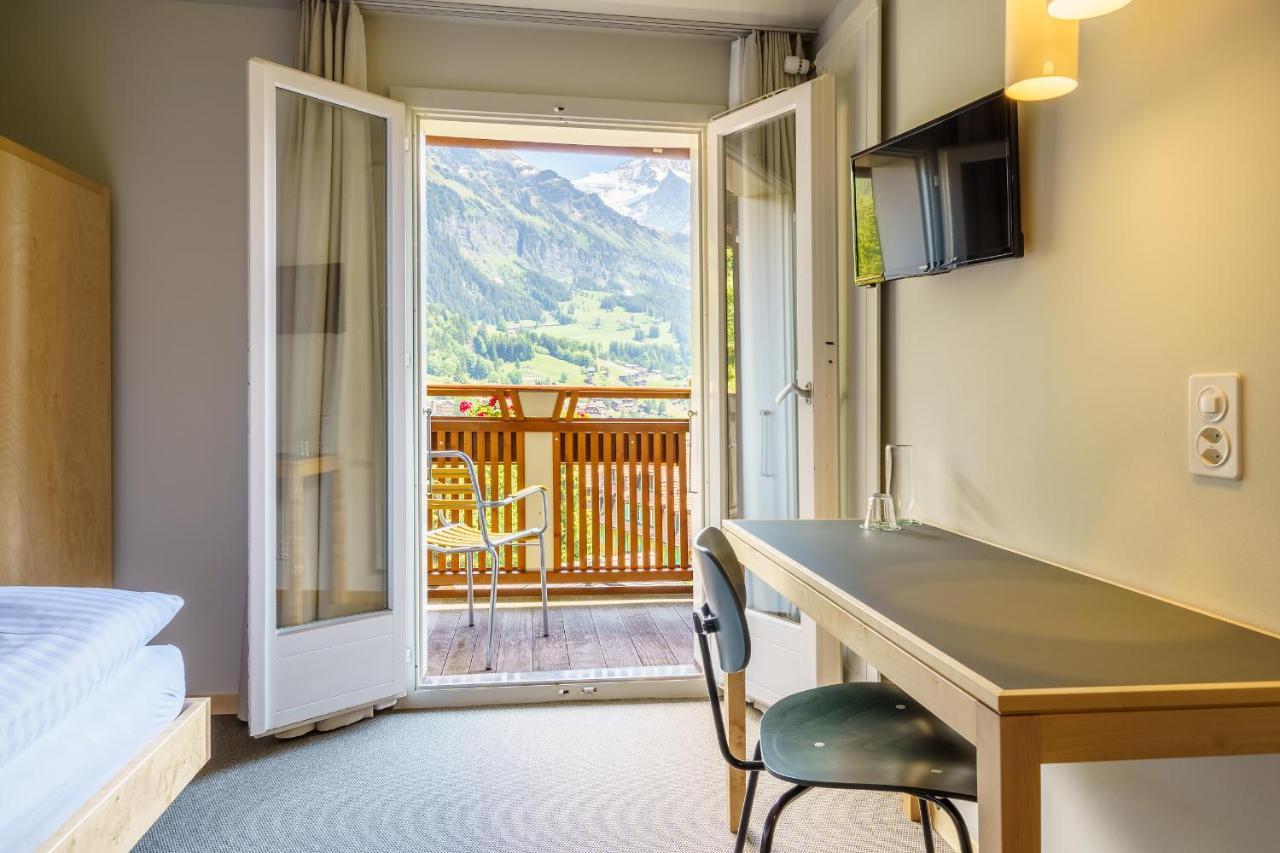 Hotel Alpenruhe - Vintage Design Hotel Wengen Kültér fotó