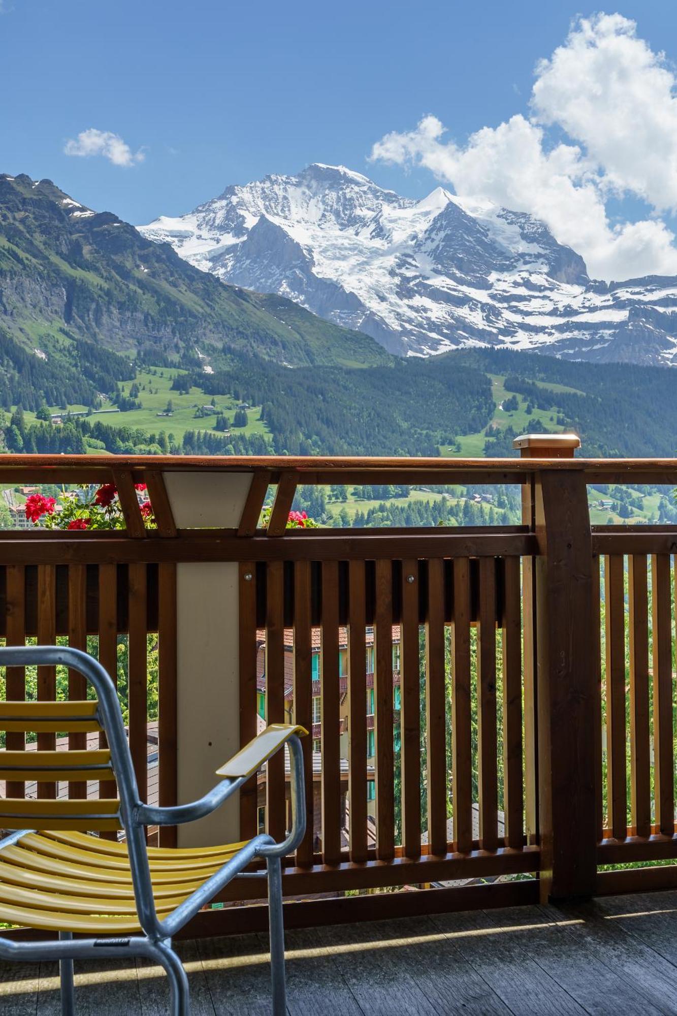 Hotel Alpenruhe - Vintage Design Hotel Wengen Kültér fotó