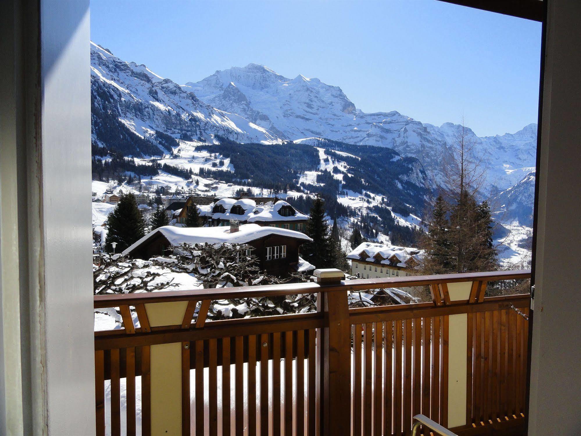 Hotel Alpenruhe - Vintage Design Hotel Wengen Kültér fotó