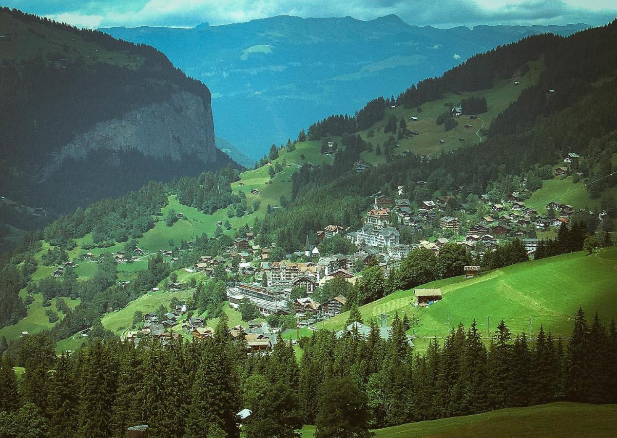 Hotel Alpenruhe - Vintage Design Hotel Wengen Kültér fotó